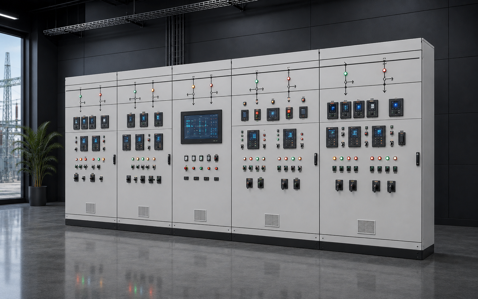 Control and relay protection panel